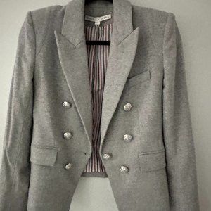Veronica Beard Gray Tweed Blazer (Sz 4)